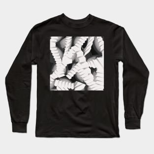 Liminal Stairs White Long Sleeve T-Shirt